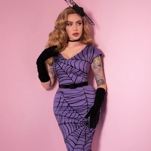 Vixen by Micheline Pitt Spiderweb dress